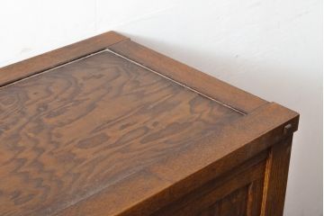 中古　美品　高級品　職人手造り工芸家具　タモ材・中桐　和モダンな空間づくりにオススメの和風サイドボード(定価推定約50万円)(チェスト、引き出し、整理タンス)(R-058622)