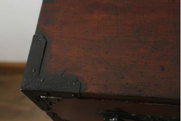 和製アンティーク　味わい深い佇まいが魅力的な五丁引き米沢箪笥(和箪笥、時代箪笥、衣装タンス、引き出し)(R-058634)