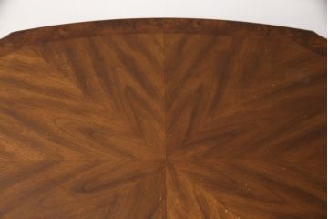 中古　美品　DREXEL HERITAGE(ドレクセルヘリテイジ)　美しい木目が印象的なセンターテーブル(ローテーブル、リビングテーブル)(R-058640)