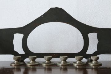 和製アンティーク　激レア!!　和田製作所　レトロな見た目がたまらない金庫小引き出し(金銭出納器、小物収納、卓上収納)(R-058666)