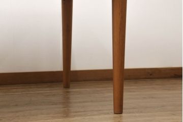 ジャパンビンテージ　日田工芸　チーク無垢材　無駄のないシンプルさが魅力的なダイニングテーブル(4人掛け、6人掛け、作業台、ヴィンテージ)(R-058679)