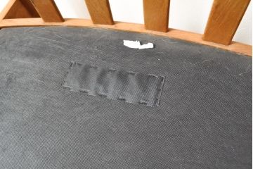 ビンテージ家具　ジャパンヴィンテージ　チーク材　メンズライクスタイルの空間づくりに活躍する本革ダイニングチェア2脚セット(レザー、椅子、イス)(R-058684)