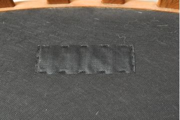 ビンテージ家具　ジャパンヴィンテージ　チーク材　メンズライクスタイルの空間づくりに活躍する本革ダイニングチェア2脚セット(レザー、椅子、イス)(R-058686)