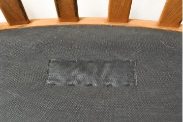 ビンテージ家具　ジャパンヴィンテージ　チーク材　メンズライクスタイルの空間づくりに活躍する本革ダイニングチェア2脚セット(レザー、椅子、イス)(R-058687)