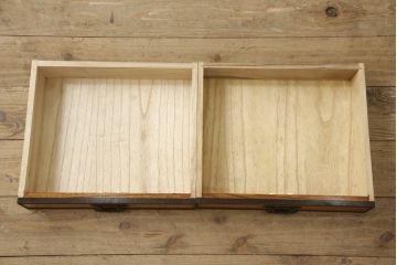 中古　美品　趣のある和の空間づくりにおすすめな欅(ケヤキ)材の関西火鉢(長火鉢、囲炉裏テーブル、座卓、リビングテーブル)(R-058699)