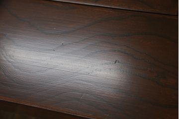 中古　岩谷堂箪笥　56　美しい欅の杢目が迫力のある長火鉢(定価約45万円)(木製火鉢、ローテーブル、座卓)(R-058700)