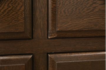 中古　横浜クラシック家具　ノックオンウッド(knockonwood)　Hand Made　上品なデザインが美しいサイドチェスト(サイドボード、引き出し、リビングボード)(R-058702)