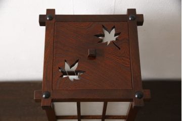 中古　美品　希少!絶版品　駿河民芸　情緒あふれる和の空間演出におすすめな行灯(行燈、照明、スタンド)(R-058708)