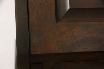 和製ビンテージ　北海道民芸家具　希少!　絶版品・レア品　クラシカルな雰囲気を盛り立てるライティングビューロー(簿記机、ワークデスク、在宅ワーク用、ヴィンテージ)(R-058716)