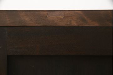 中古　松本民芸家具　ドレッシングチェスト　リメイク　直線的なデザインがシンプルモダンなサイドチェスト(サイドボード、引き出し)(R-058730)