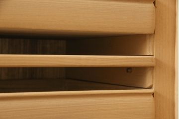 中古　美品　伝統工芸士　中田静夫　すっきりとした佇まいが気品を感じさせる紀州総桐箪笥(定価約180万円)(胴丸、桐たんす、着物箪笥、和タンス、引き出し、バラ売り可能)(R-058734)