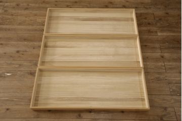 中古　美品　伝統工芸士　中田静夫　すっきりとした佇まいが気品を感じさせる紀州総桐箪笥(定価約180万円)(胴丸、桐たんす、着物箪笥、和タンス、引き出し、バラ売り可能)(R-058734)