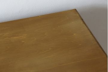和製アンティーク　前面ナラ材　ダイヤガラス　レトロな雰囲気ただよう本箱(本棚、ブックケース、戸棚、収納棚、キャビネット)(R-058757)
