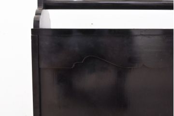和製アンティーク　特注品　総漆塗り　小物収納にもおすすめな上手物の岡持ち(木製出前箱、収納箱、倹飩箱)(R-058761)