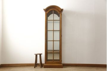中古　DREXEL HERITAGE(ドレクセルヘリテイジ)　エレガントな雰囲気を醸し出すキュリオケース(飾り棚、ガラスケース、ショーケース)(R-058771)