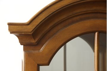 中古　DREXEL HERITAGE(ドレクセルヘリテイジ)　エレガントな雰囲気を醸し出すキュリオケース(飾り棚、ガラスケース、ショーケース)(R-058771)