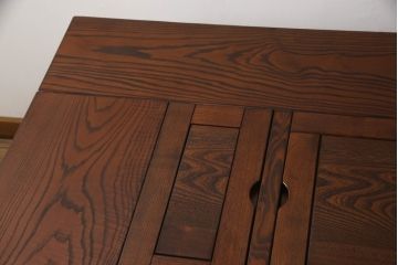 中古　未使用新古品　ニレ材　2wayでフレキシブルに使える囲炉裏テーブル(ダイニングテーブル、火鉢、リビングテーブル)(R-058772)