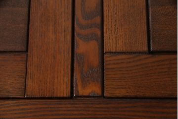 中古　未使用新古品　ニレ材　2wayでフレキシブルに使える囲炉裏テーブル(ダイニングテーブル、火鉢、リビングテーブル)(R-058772)