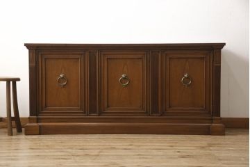 中古　DREXEL HERITAGE(ドレクセルヘリテイジ)　FRANCESCA(フランチェスカ)　品のあるデザインが高級感を高めるサイドボード(収納棚、戸棚、キャビネット、リビングボード)(R-058780)