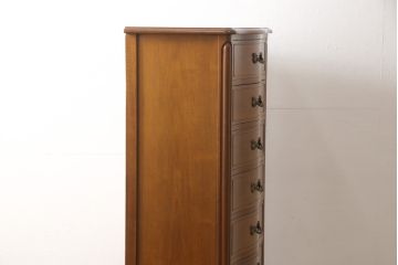 中古　美品　DREXEL HERITAGE(ドレクセルヘリテイジ)　Touraine(ツーレイン)シリーズ　上品な佇まいのランジェリーチェスト(引き出し、サイドチェスト)(R-058792)
