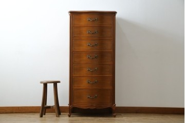 中古　美品　DREXEL HERITAGE(ドレクセルヘリテイジ)　Touraine(ツーレイン)シリーズ　上品な佇まいのランジェリーチェスト　(R-058792)