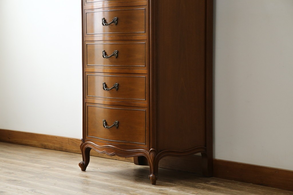 中古　美品　DREXEL HERITAGE(ドレクセルヘリテイジ)　Touraine(ツーレイン)シリーズ　上品な佇まいのランジェリーチェスト　(R-058792)