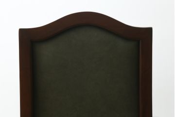 中古　美品　DREXEL HERITAGE(ドレクセルヘリテイジ)　本革　高級感ある佇まいが目を引くレザーデスクチェア(アームチェア、オフィスチェア、回転チェア)(R-058793)