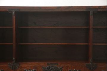 中古　美品　岩谷堂箪笥　和の趣あふれる佇まいが魅力的なサイドボード(収納棚、戸棚、リビングボード)(R-058795)