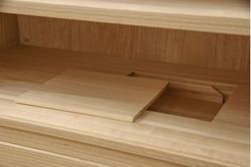 中古　国産　職人手造り　上質な和の空間づくりにおすすめな桐箪笥(並厚、四方丸、桐たんす、和タンス、着物箪笥、衣装箪笥、整理タンス)(R-058800)