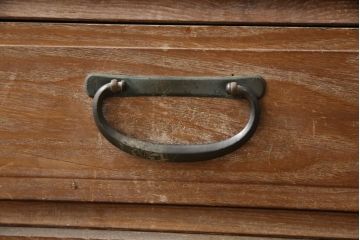 和製アンティーク　前面欅(ケヤキ)材　杢目の美しさや意匠を凝らしたつくりが目を引く時代箪笥テレビ台(ローボード、リビングボード、サイドボード、収納棚、引き出し)(R-058813)