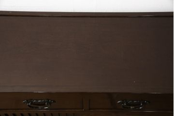 中古　鉄刀木(タガヤサン)　和モダンな雰囲気を醸し出す水屋箪笥サイドボード(キャビネット、食器棚、戸棚、収納棚)(R-058825)