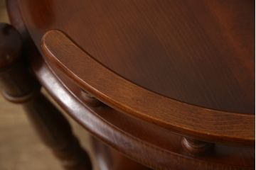 和製ビンテージ　美品　柏木工　店舗什器にもオススメ! クラシカルなキャスターワゴン(サイドテーブル、サイドワゴン、ヴィンテージ)(R-058839)