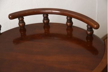 和製ビンテージ　美品　柏木工　店舗什器にもオススメ! クラシカルなキャスターワゴン(サイドテーブル、サイドワゴン、ヴィンテージ)(R-058839)