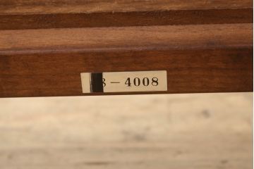 中古　神戸洋家具　メープル不二屋　ストライプ柄が上品な雰囲気を醸し出すダイニングチェア2脚セット(イス、椅子)(R-058840)