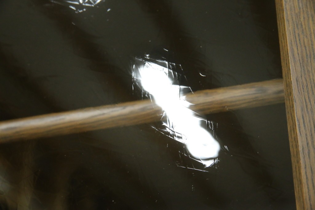 中古　美品　KASHIWA(柏木工)　オーク材　WILDERNESS(ウィルダネス)　カントリーな雰囲気ただよう食器棚(定価約54万円)(戸棚、収納棚、キャビネット)(R-058842)