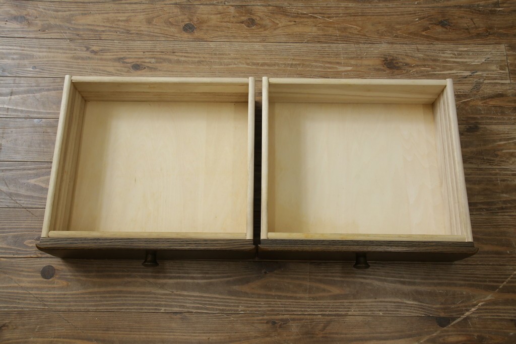 中古　美品　KASHIWA(柏木工)　オーク材　WILDERNESS(ウィルダネス)　カントリーな雰囲気ただよう食器棚(定価約54万円)(戸棚、収納棚、キャビネット)(R-058842)