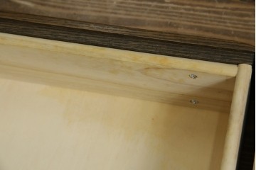 中古　美品　KASHIWA(柏木工)　オーク材　WILDERNESS(ウィルダネス)　カントリーな雰囲気ただよう食器棚(定価約54万円)(戸棚、収納棚、キャビネット)(R-058842)