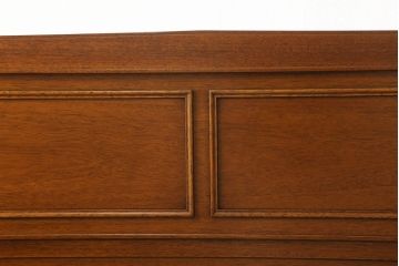 中古　美品　DREXEL HERITAGE(ドレクセルヘリテイジ)　Triune(トライユン)　シモンズマットレス　落ち着いた雰囲気づくりを叶えるベッド(セミダブル)(R-058843)