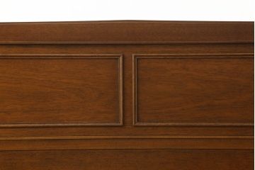 中古　美品　DREXEL HERITAGE(ドレクセルヘリテイジ)　Triune(トライユン)　シモンズマットレス　落ち着いた雰囲気づくりを叶えるベッド(セミダブル)(R-058846)