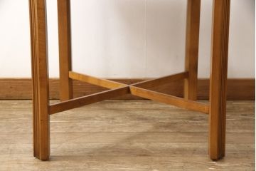 中古　DREXEL HERITAGE(ドレクセルヘリテイジ)　引き出せる作業台が付いたサイドテーブル(ナイトテーブル、エンドテーブル)(R-058852)