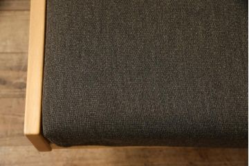 北欧ビンテージ　ビーチ材　デンマーク製　GETAMA(ゲタマ)　Hans J Wegner(ハンス・J・ウェグナー)　GE258　機能性抜群のデイベッド(ソファベッド、3人掛けソファ、ヴィンテージ)(R-058859)