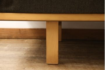 北欧ビンテージ　ビーチ材　デンマーク製　GETAMA(ゲタマ)　Hans J Wegner(ハンス・J・ウェグナー)　GE258　機能性抜群のデイベッド(ソファベッド、3人掛けソファ、ヴィンテージ)(R-058859)