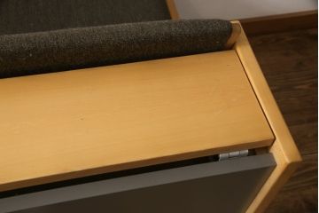北欧ビンテージ　ビーチ材　デンマーク製　GETAMA(ゲタマ)　Hans J Wegner(ハンス・J・ウェグナー)　GE258　機能性抜群のデイベッド(ソファベッド、3人掛けソファ、ヴィンテージ)(R-058859)