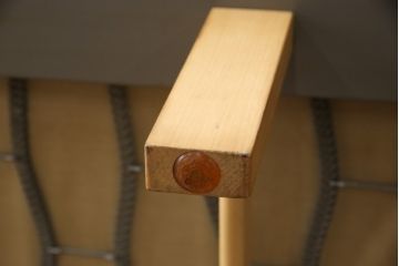 北欧ビンテージ　ビーチ材　デンマーク製　GETAMA(ゲタマ)　Hans J Wegner(ハンス・J・ウェグナー)　GE258　機能性抜群のデイベッド(ソファベッド、3人掛けソファ、ヴィンテージ)(R-058859)