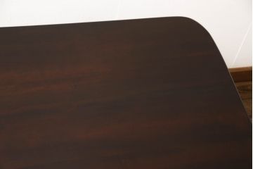 中古　美品　松本民芸家具　クラシカルな脚がおしゃれなT型食卓(ダイニングテーブル、4人掛け、6人掛け)(R-058861)