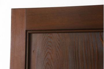 ラフジュ工房オリジナル　新古品　組子細工が上品なアクセントになる組子帯戸1枚(引き戸、ガラス帯戸、板戸、建具)(R-058863)