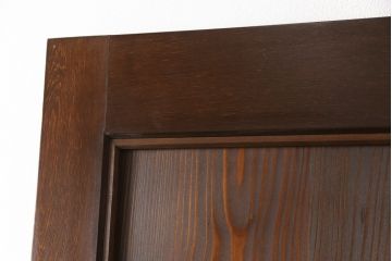 ラフジュ工房オリジナル　新古品　組子細工が上品なアクセントになる組子帯戸1枚(引き戸、ガラス帯戸、板戸、建具)(R-058863)