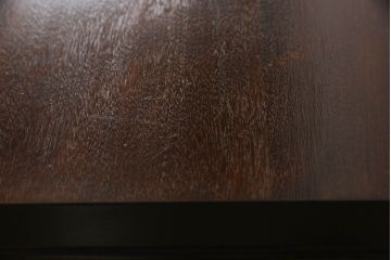 中古　美品　松本民芸家具　クラシカルな雰囲気とモダンなデザインが魅力のリード型サイドボード(サイドキャビネット、収納棚、戸棚)(定価約59万円)(R-058867)