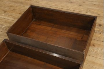 アンティーク家具　オーク材　凝った作りの上手物!　クラシカルなサイドボード(収納棚、キャビネット、戸棚)(R-058868)
