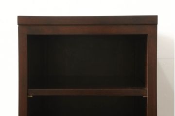 中古　美品　特注　松本民芸家具　シンプルで馴染みやすい縦型収納棚(本棚、飾り棚、ラック)(R-058876)